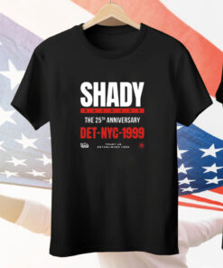 Shady Records 25Th Anniversary Det Nyc T-Shirt