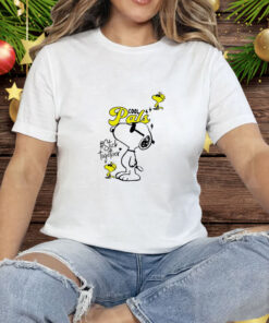 Snoopy and Woodstock cool Pals stick together Tee Shirt