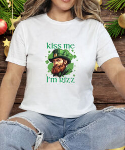 St Patrick’s Day 2025 Kiss Me I’m Rizz Tee Shirt