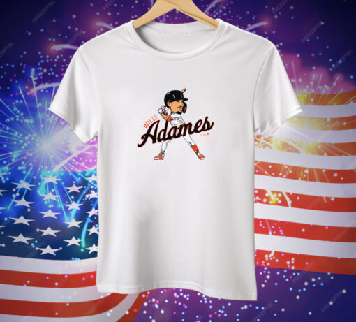 Willy Adames San Francisco Caricature Tee Shirt