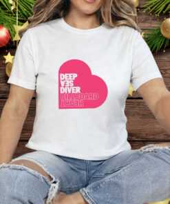 Deep Sea Diver Pink Billboard Heart New Tee Shirt