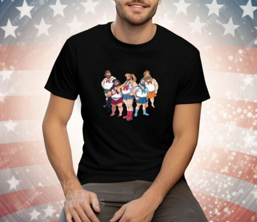 Gay Bear Sailor Moon Tee Shirt