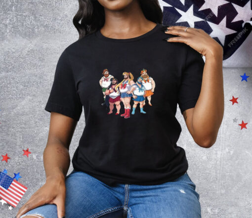 Gay Bear Sailor Moon Tee Shirt