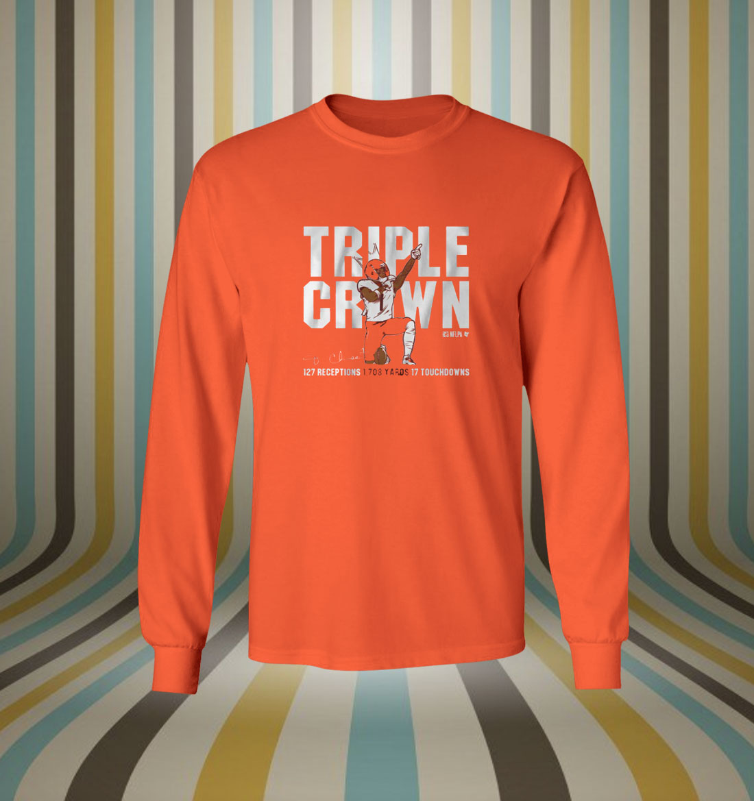 Ja'Marr Chase Triple Crown Tee Shirt