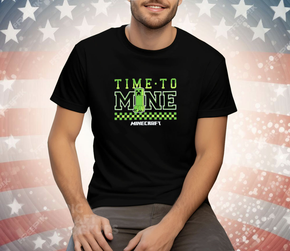 Minecraft Time To Mine T-Shirt