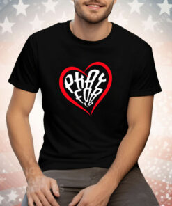 Pray for LA Heart Design Tee Shirt