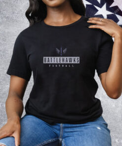 St. Louis Battlehawks Stylized Text Tee Shirt