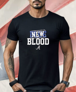 Alabama Basketball New Blood Beats Blue Blood Shirt