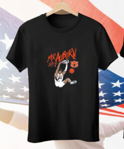 Auburn Basketball Dylan Cardwell Mr Auburn Tee Shirt