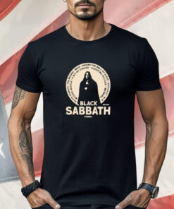 Black Sabbath Self Titled Track List Shirt