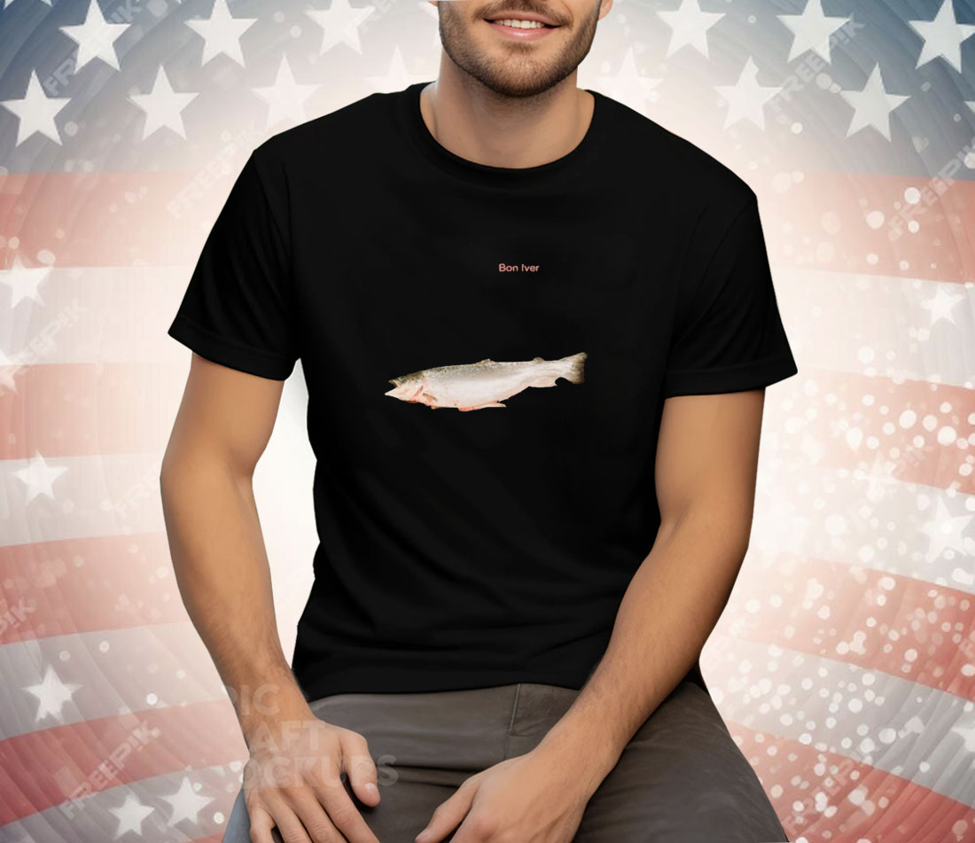 Boniver Bon Iver Salmon Tee Shirt