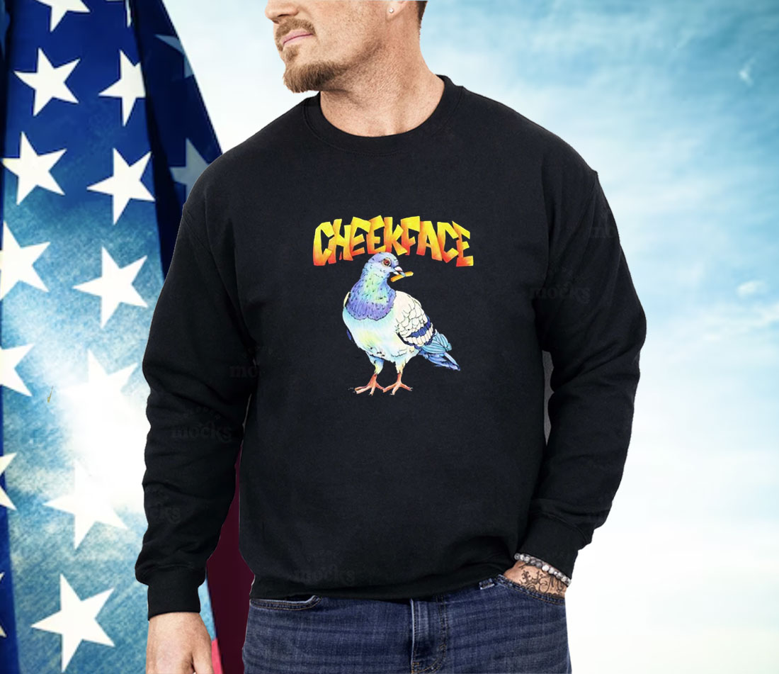 Cheekface Middle Spoon Pigeon Shirt