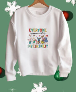 Everyone Communicates Differently Autism Awareness Shirt