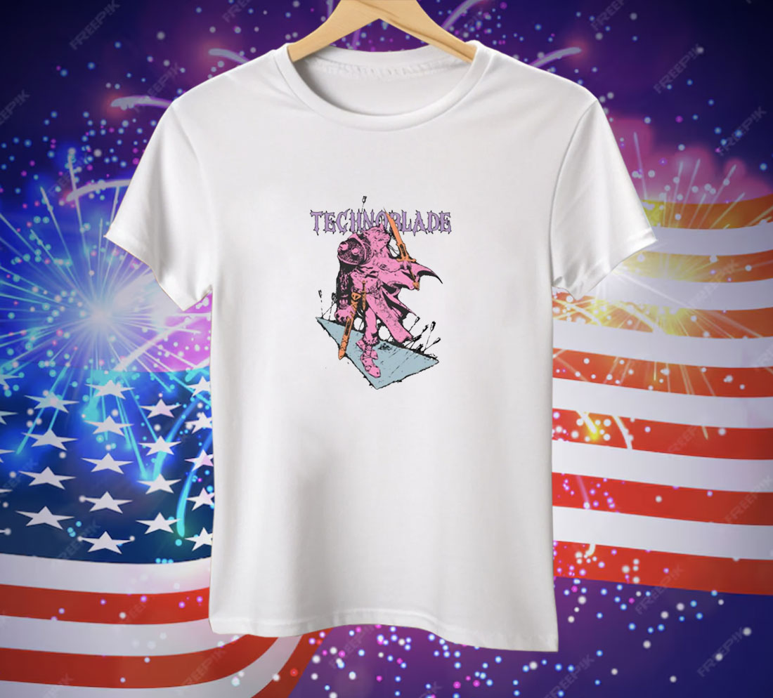 Limited Technoblade Blood God Tee Shirt