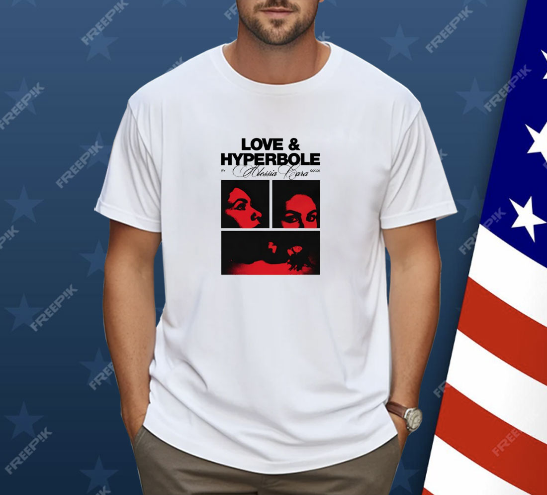 Love & Hyperbole Photo On White Shirt