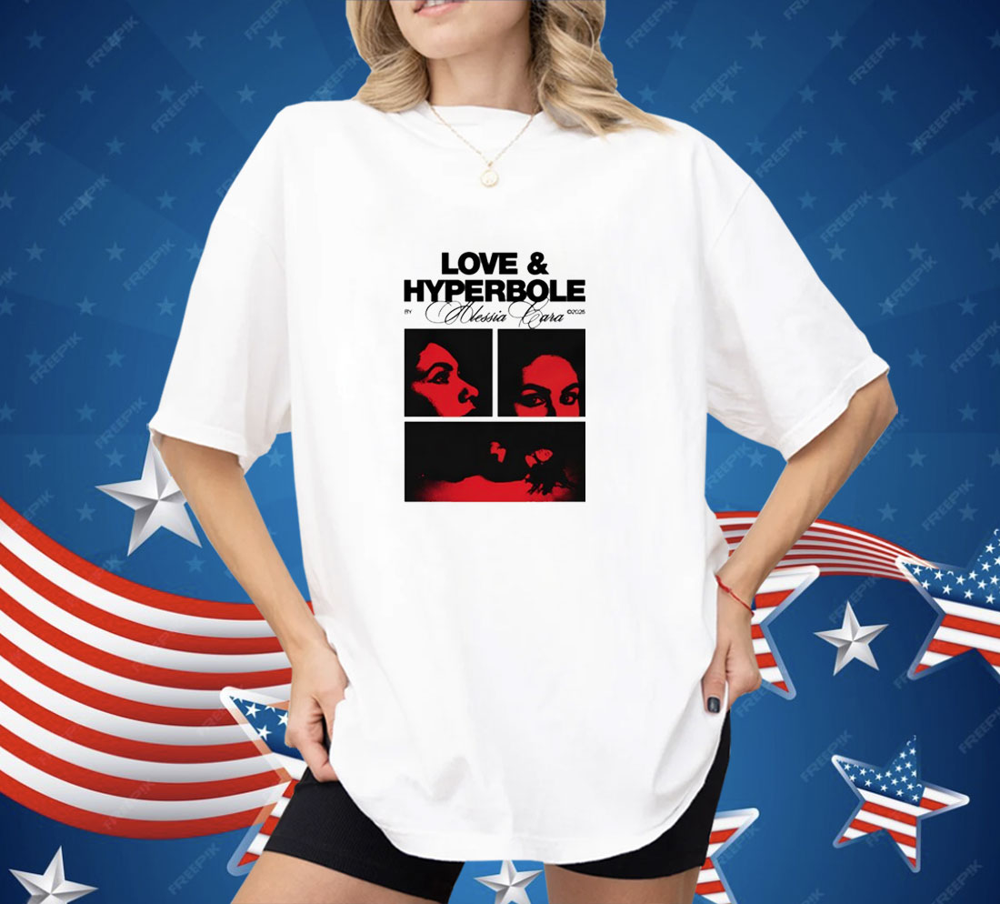 Love & Hyperbole Photo On White Shirt