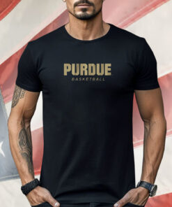 Purdue Basketball Logo Stack Shirt