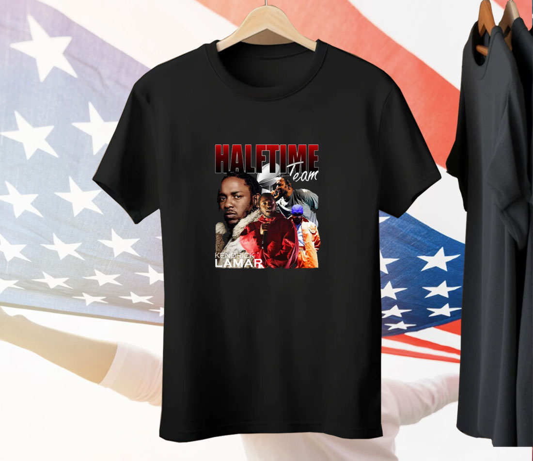 Retro 90s Kendrick Lamar Halftime Team Tee Shirt