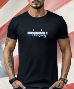 Rod Langway Name Number Stripe Shirt