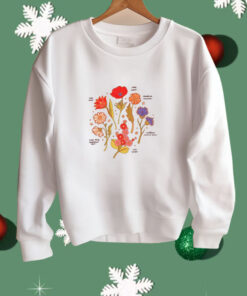 Sniff's Alt Botanical Revival Poppy Tulip Shirt