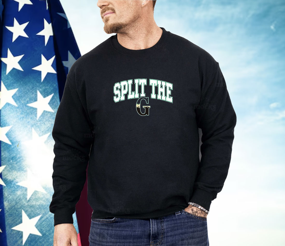 Split The G Crewneck Shirt