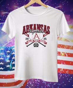 Arkansas Razorbacks College World Series 2025 Tee Shirt