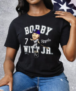 Bobby Witt Jr. Kansas City Royals Caricature Tee Shirt