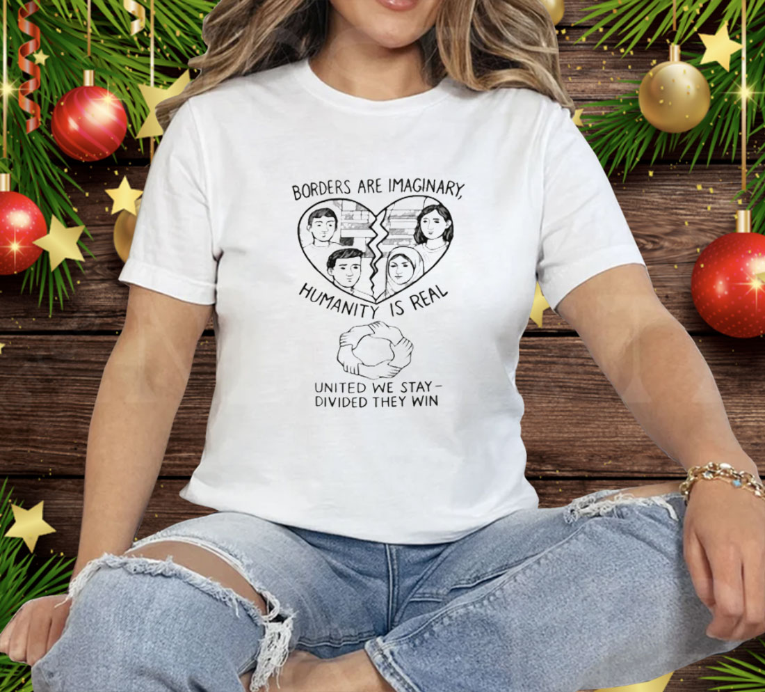 Borders Are Imaginary Tee Shirt