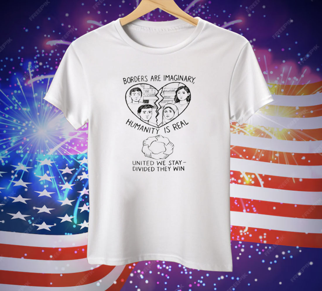 Borders Are Imaginary Tee Shirt