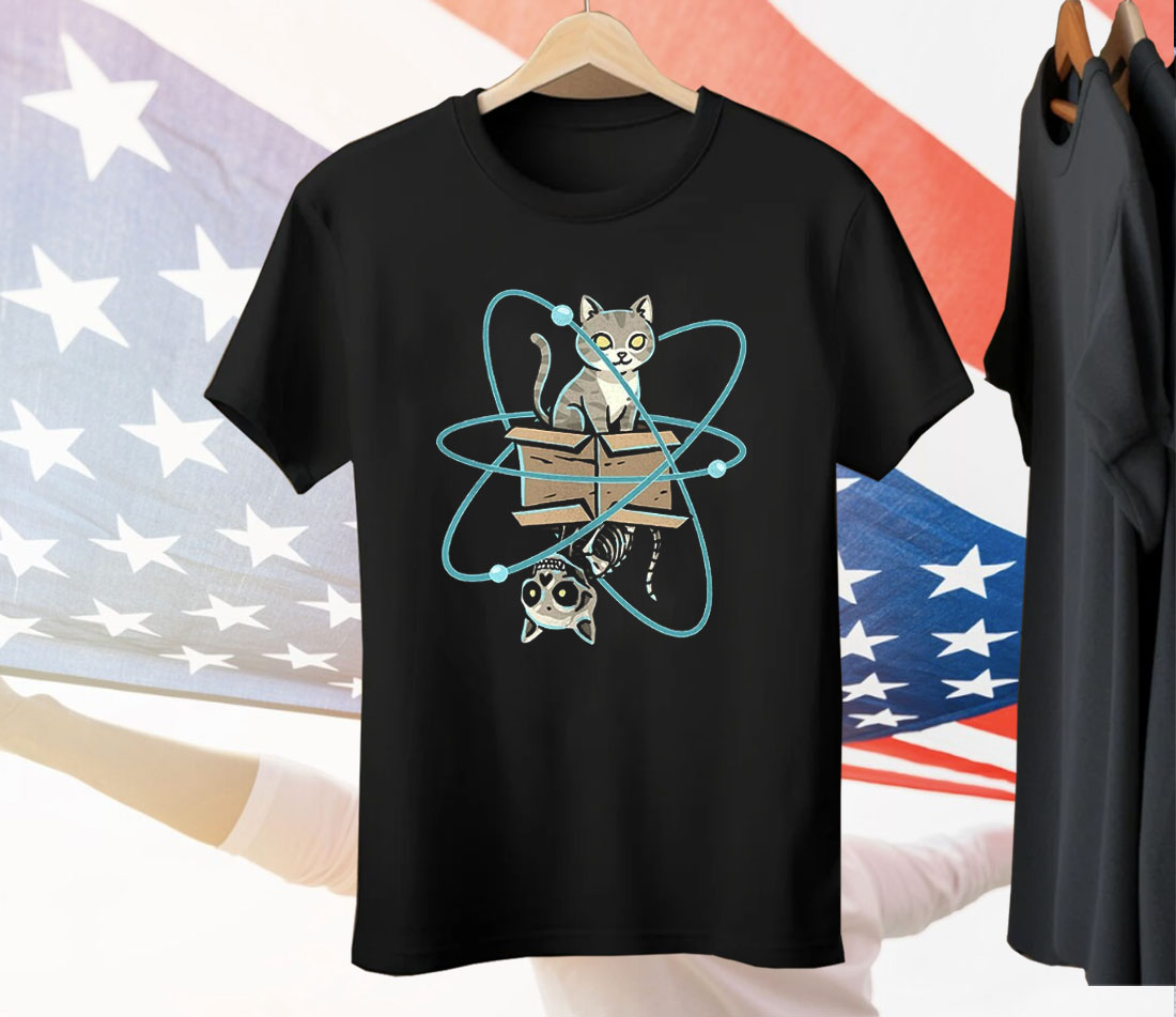 Cat In Quantum Superposition Tee Shirt