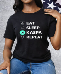Eat Sleep Kaspa Repeat Tee Shirt