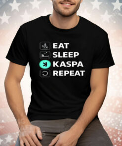 Eat Sleep Kaspa Repeat Tee Shirt