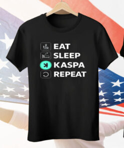 Eat Sleep Kaspa Repeat Tee Shirt