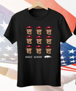 Gage Wood Arkansas Razorbacks Tee Shirt
