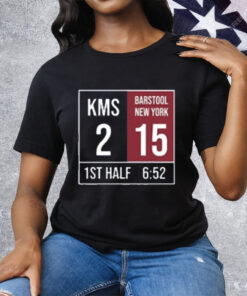 Kirk Comeback KMS 2 Barstool New York 15 1st Half Tee Shirt