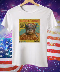 Lucha Libre El Grande Americano Aaa Tee Shirt