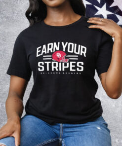 Oklahoma Sooners Earn Your Stripes Tee Shirt