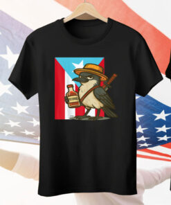 Pitirre Puerto Rican Bird Tee Shirt