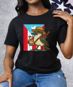 Pitirre Puerto Rican Bird Tee Shirt