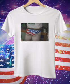 US Flag Underwear Meme Tee Shirt