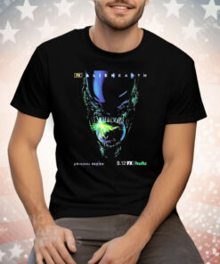 Alien Earth Series Premiering In Hulu On August 12 2025 Tee Shirt