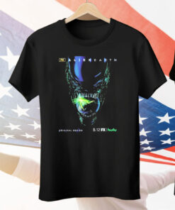 Alien Earth Series Premiering In Hulu On August 12 2025 Tee Shirt