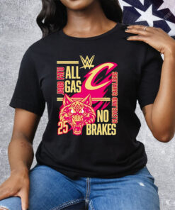 All Gas No brakes Jacob Fatu Cleveland Cavaliers 2025 Tee Shirt