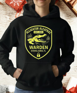 Alligator Alcatraz Warden Everglades FL 2025 T-Shirt