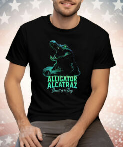 Alligator Alcatraz Beast Of the Bay Tee Shirt