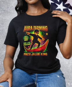 Aura Farming Indonesian Pacu Jalur King Tee Shirt