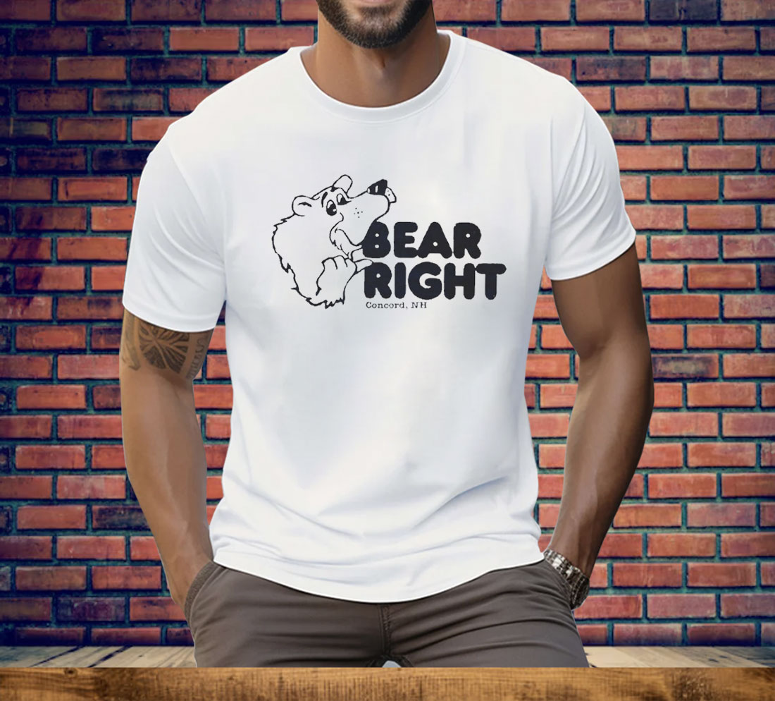 Bear Right Concord NH Tee Shirt