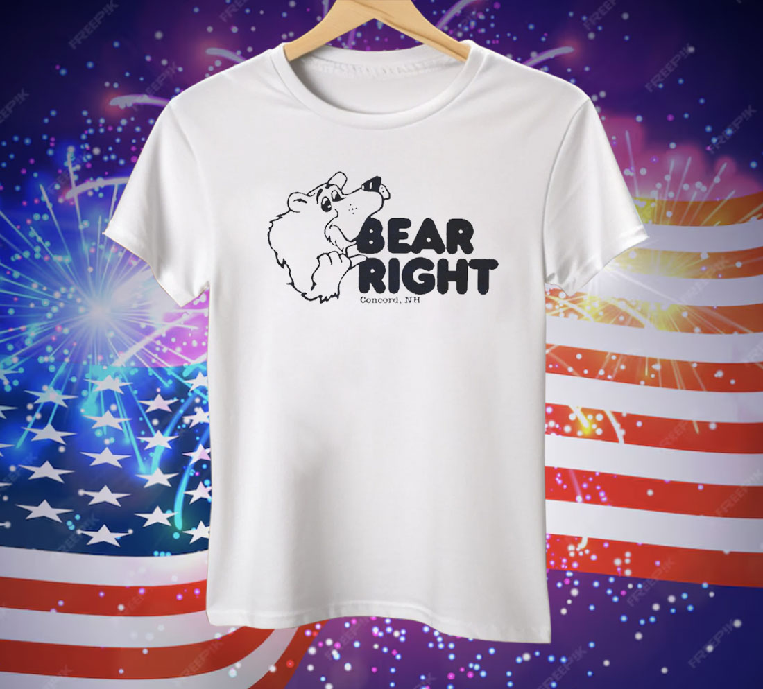 Bear Right Concord NH Tee Shirt