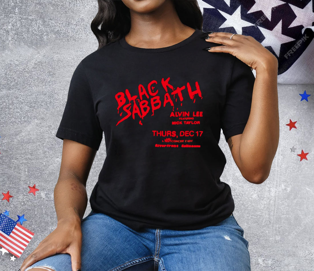 Black Sabbath Alvin Lee featuring Mick Taylor Tee Shirt