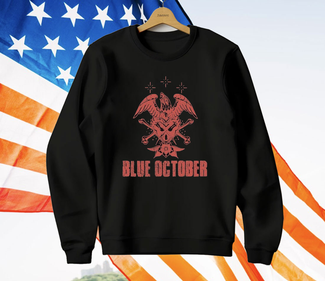 Blue October HeartX Eagle T-Shirt